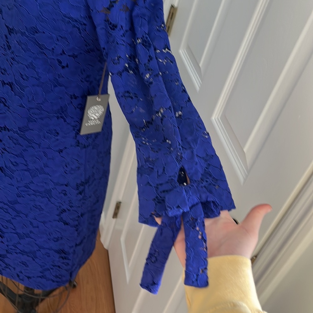 Vince Camuto Blue Lace Dress - Picture 3 of 6